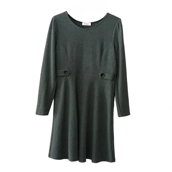 GILLI Waffle Knit Dress Sage 0X - Picture 1 of 5